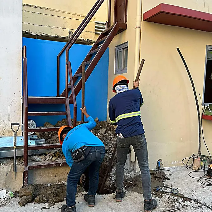 Bestcor crew carrying out underground/installation works.